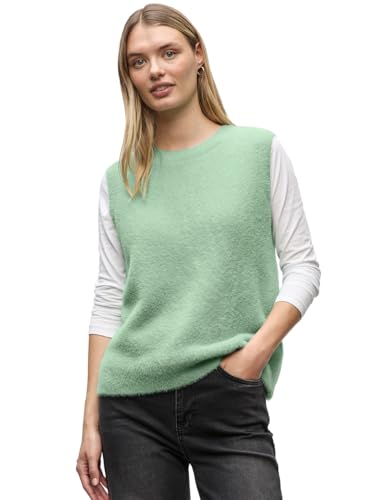 Street One Damen 3015523 Ärmelloser Pullover, Serene Green, 44 von Street One