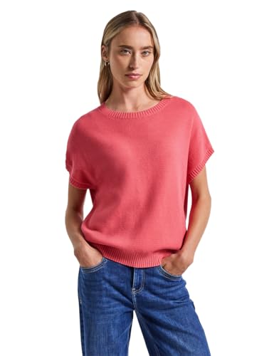 Street One Damen 3015629 Ärmelloser Cozy Sweater, Almond Coral, 36 von Street One