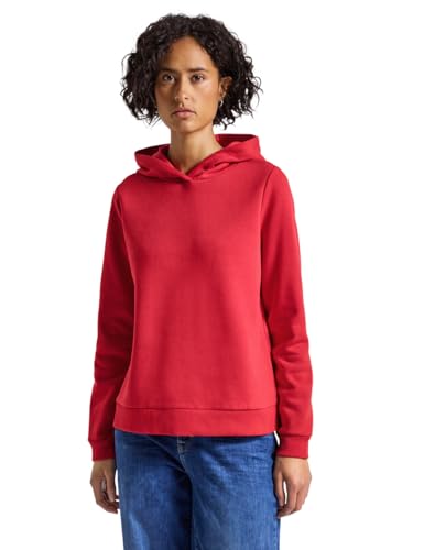 Street One Damen 3016949 Sweatshirt mit Kapuze, Racing red, 38 von Street One
