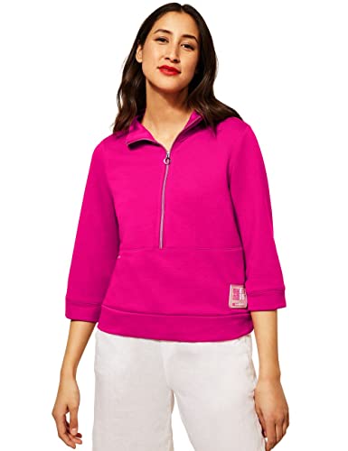 Street One Damen 301850 Pullover, Powerful pink, 38 von Street One