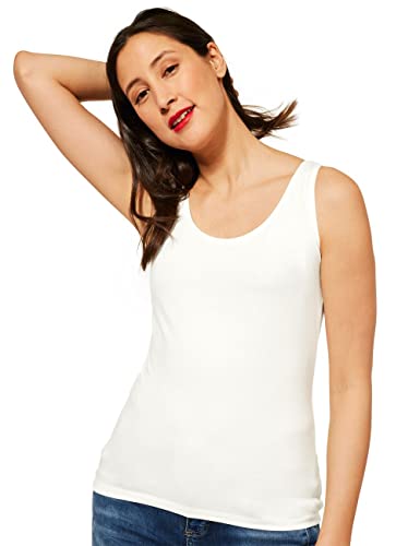 Street One Damen Anni Top, Elfenbein (Off White 10108), 40 EU von Street One