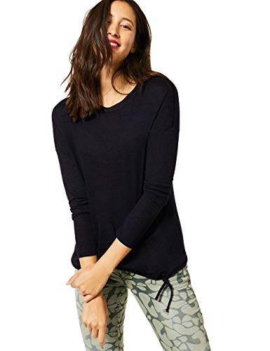 Street One Damen 315517 T-Shirt, Black, 44 von Street One