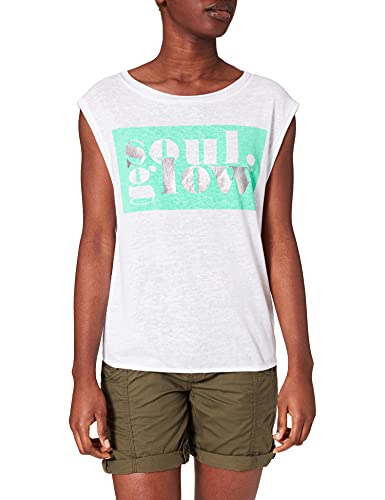 Street One Damen 316261 T-Shirt, White, 34 von Street One