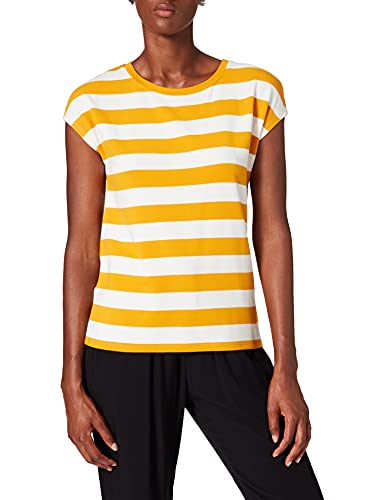 Street One Damen 316372 T-Shirt, Sulphur Yellow, 42 von Street One