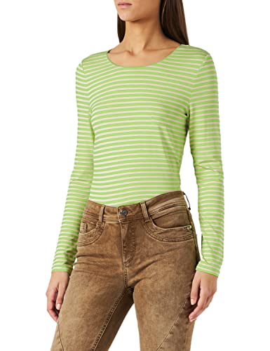 Street One Damen 317359 T-Shirt, Shiny Apple Green, 34 von Street One