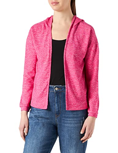 Street One Damen 317444 Strickjacke, Powerfull pink Melange, 44 von Street One