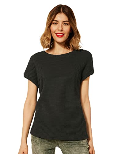 Street One Damen 317572 T-Shirt, bassy Olive, 42 von Street One