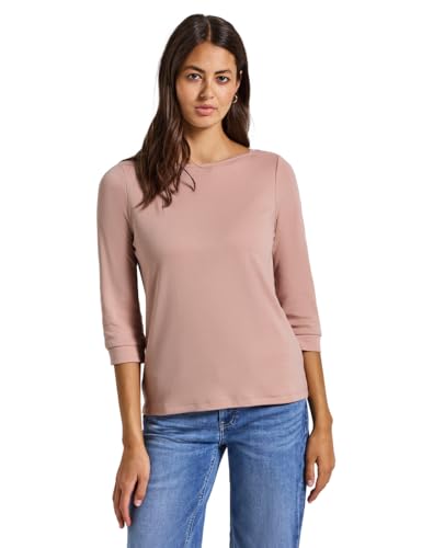 Street One Damen 3227440 Shirt mit U-Boot-Ausschnitt, Faded Rose, 38 Street One Damen 3227440 Shirt mit U-Boot-Ausschnitt, Faded Rose, 38 von Street One