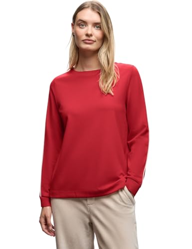 Street One Damen 3227901 Shirt mit Tape Details, Racing red, 36 von Street One
