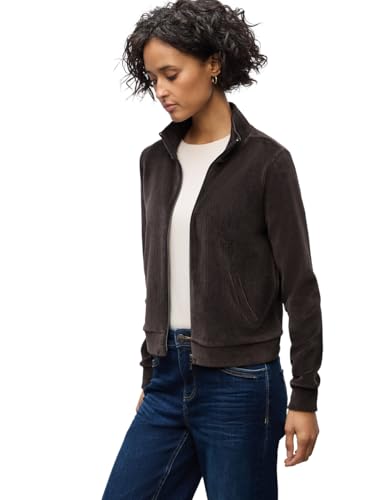 Street One Damen 3227982 Cordjacke mit Zipper, deep Roast Brown, 46 Street One Damen 3227982 Cordjacke mit Zipper, deep Roast Brown, 46 von Street One