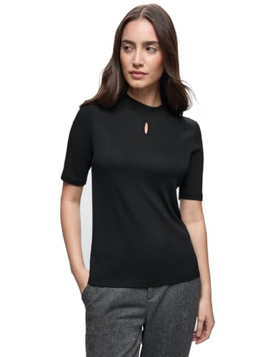 Street One Damen 3228040 Shirt mit Cut-Out Detail, Black, 42 von Street One