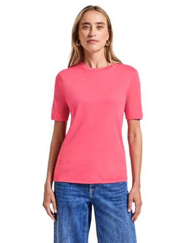 Street One Damen 3228125 Basic Shirt mit Turtleneck, Almond Coral, 44 Street One Damen 3228125 Basic Shirt mit Turtleneck, Almond Coral, 44 von Street One