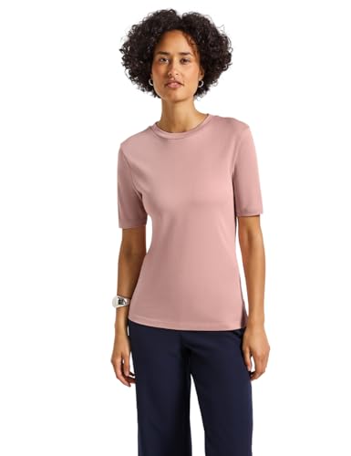 Street One Damen 3228125 Basic Shirt mit Turtleneck, Faded Rose, 38 von Street One