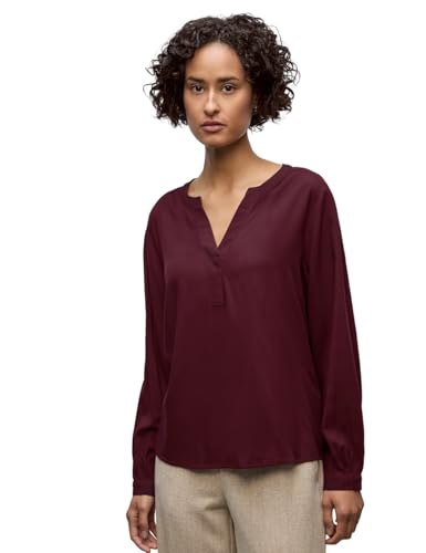 Street One Damen 3412056 Split Neck Tunika, Wildberry red, 42 von Street One