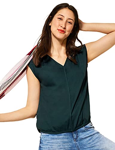Street One Damen 342656 Bluse, Spruce Green, 44 von Street One