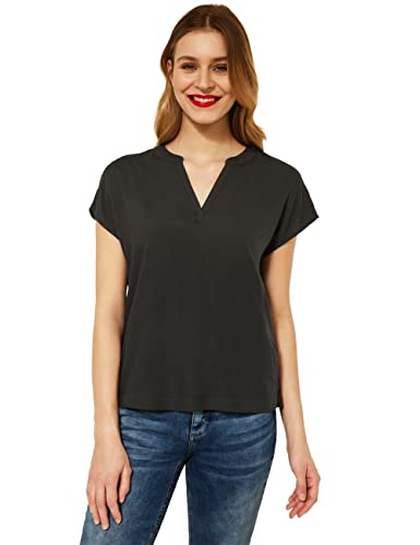 Street One Damen 343122 Bluse, bassy Olive, 34 von Street One