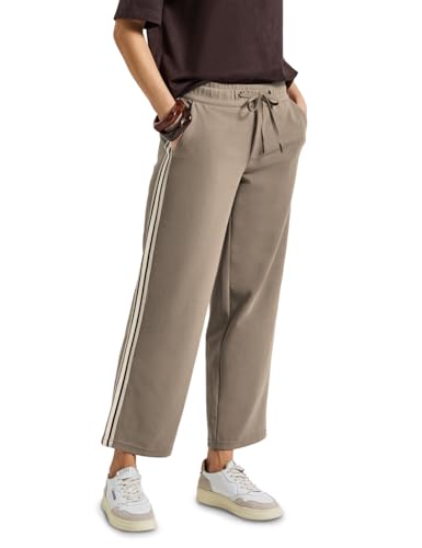 Street One Damen 3716767 Hose mit Gallonstreifen, bark Brown, 38W x 32L von Street One