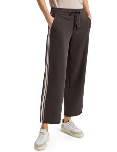 Street One Damen 3716767 Hose mit Gallonstreifen, deep Roast Brown, 40W x 32L von Street One