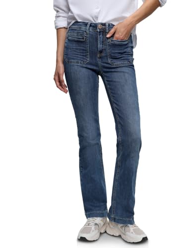 Street One Bootcut Jeans Medium Blue Wash 27 von Street One