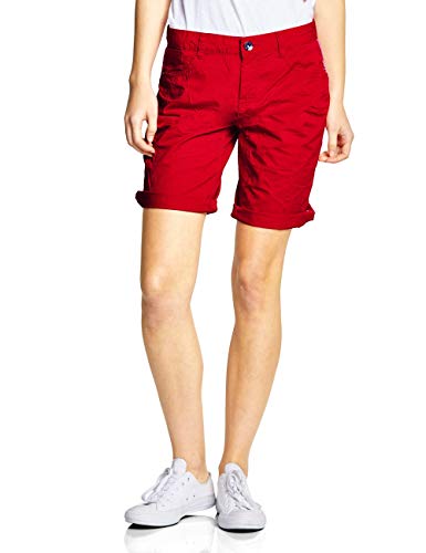 Street One Damen 372142 Jane Bermuda, Rot (Vivid red), 34W von Street One