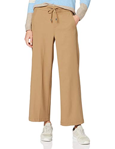 Street One Damen 372779 Emee Loose Fit Hose, Braun (Easy Camel 12144), W36/L30(Herstellergröße: 36) von Street One