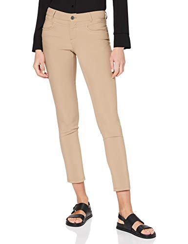 Street One Damen 372855 Yulius Slim Fit Hose, Easy Camel, W34/L30 von Street One