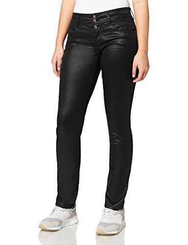 Street One Jeans Damen 374636 Sleek Black Coated 26W / 32L von Street One