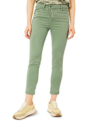 Street One Damen 374960 Hose, fern Green, W34/L28 von Street One