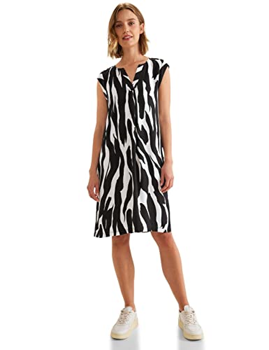 STREET ONE Damen A143618 Sommerkleid, Schwarz, 36 EU von Street One