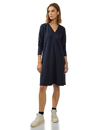 Street One Damen A143705 Jerseykleid, Deep Blue, 36 von Street One