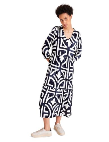 Street One Damen A143950 Print Kleid, deep Blue, 34 Street One Damen A143950 Print Kleid, deep Blue, 34 von Street One