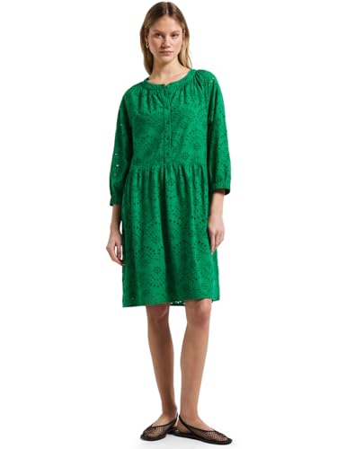 Street One Damen A144349 Kleid mit Lochstickerei, Glowing Green, 36 Street One Damen A144349 Kleid mit Lochstickerei, Glowing Green, 36 von Street One
