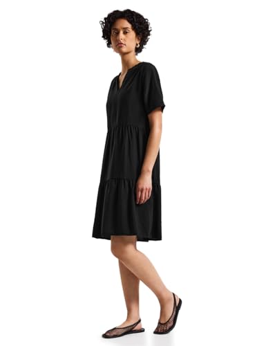 Street One Damen A144497 Tunika-Kleid, Schwarz, 38 von Street One