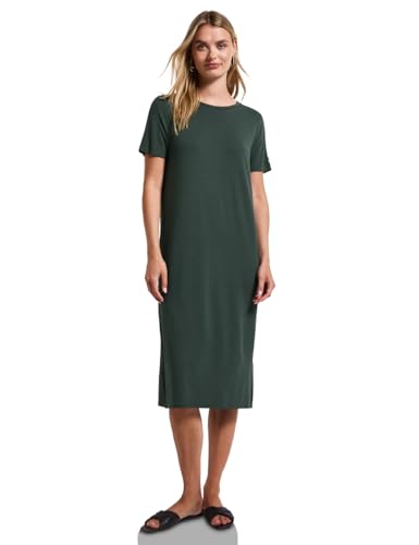 Street One Damen A144508 Kleid mit Schlitzdetail, Mid Green, 36 von Street One