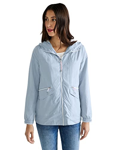 STREET ONE Damen A201806 Windbreaker, Happy Blue, 38 von Street One