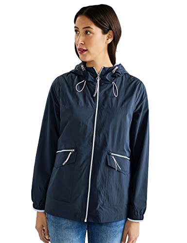 STREET ONE Damen A201806 Windbreaker, Rich Blue, 34 von Street One