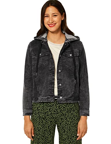 Street One Damen A211636 Jeansjacke, Black Washed, 42 von Street One