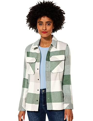 STREET ONE Damen A211694 Übergangsjacke, Washed Olive, 42 von Street One