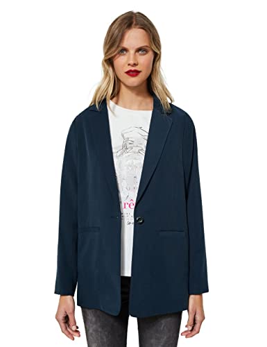 STREET ONE Damen A211770 Longblazer, deep Teal Blue, 44 von Street One