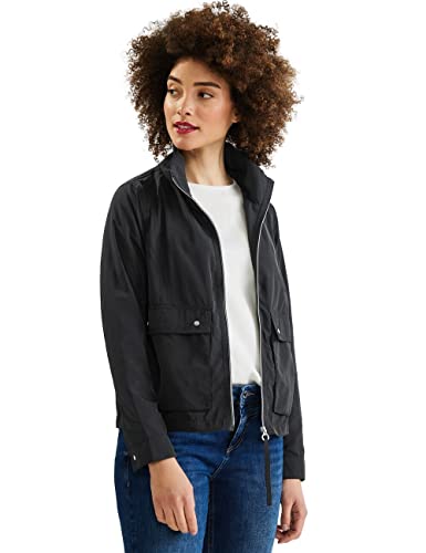 STREET ONE Damen A211805 Windbreaker, Black, 34 von Street One