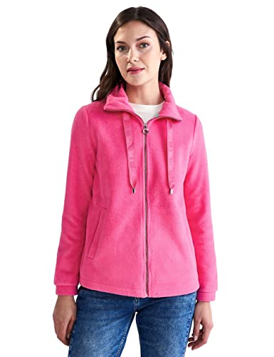 STREET ONE Damen A211845 Fleecejacke, Berry Rose, 46 STREET ONE Damen A211845 Fleecejacke, Berry Rose, 46 von Street One