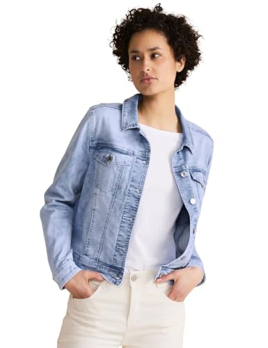 Street One Damen A212092 Jeansjacke, Heavy Bright Bleach, 36 EU von Street One