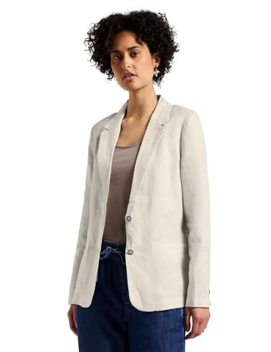Street One Damen A212494 Langer Leinenblazer, Moonstone Sand, 42 Street One Damen A212494 Langer Leinenblazer, Moonstone Sand, 42 von Street One