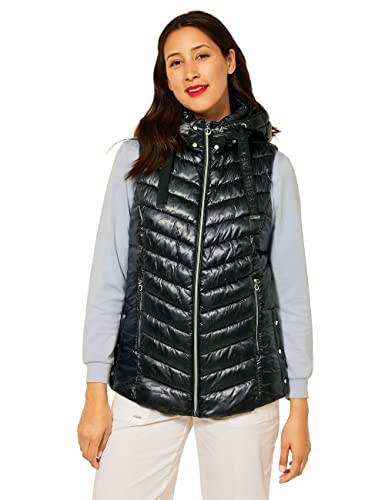 Street One Damen A220118 Steppweste, Schwarz, 38 von STREET ONE