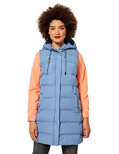 Street One Damen A220130 Steppweste, Light Stormy Blue, 46 von STREET ONE