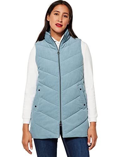 STREET ONE Damen A220156 Steppweste, Milky Jade Blue, 42 von Street One