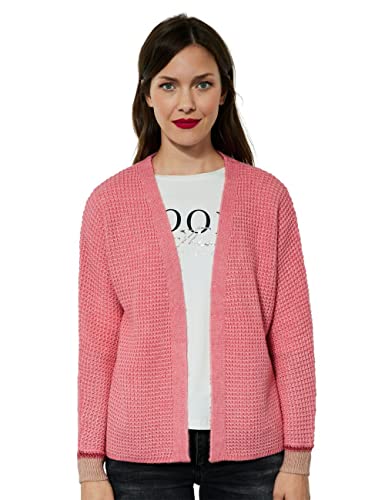 STREET ONE Damen A253538 Offene Strickjacke, Winter Rose Melange, 42 von Street One