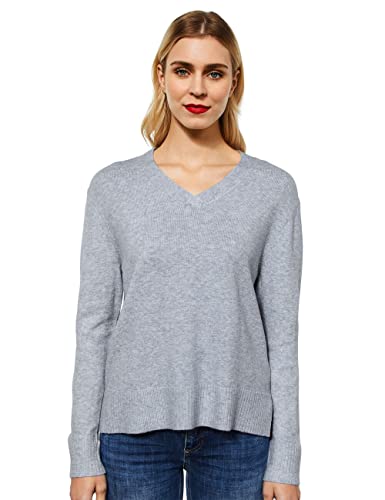 STREET ONE Damen A301962 Strickpullover, Chain Grey Melange, 36 von Street One