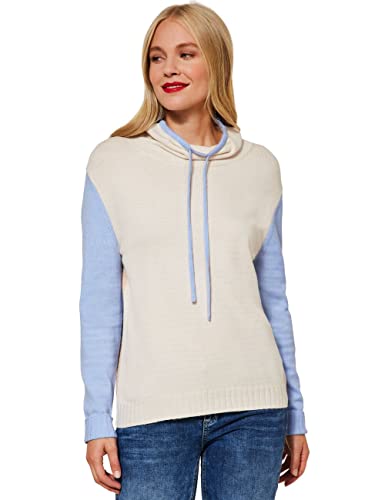 STREET ONE Damen A302027 Strickpullover, Brilliant Blue Melange, 46 von Street One