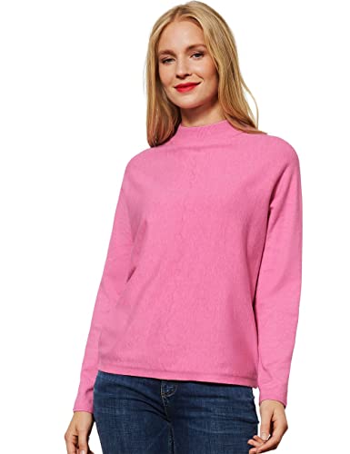 STREET ONE Damen A302109 Strickpullover, pink Crush Melange, 36 von Street One